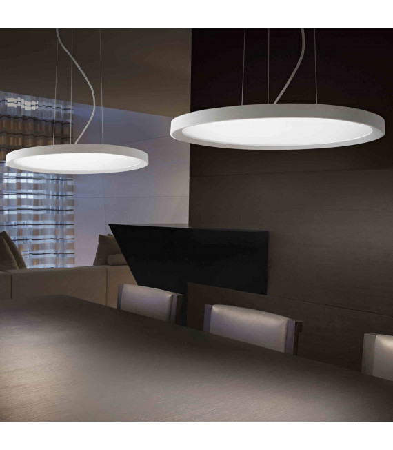 White pendant light UFO 180 bulbs