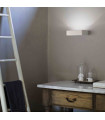 White BRICK 2-light wall light