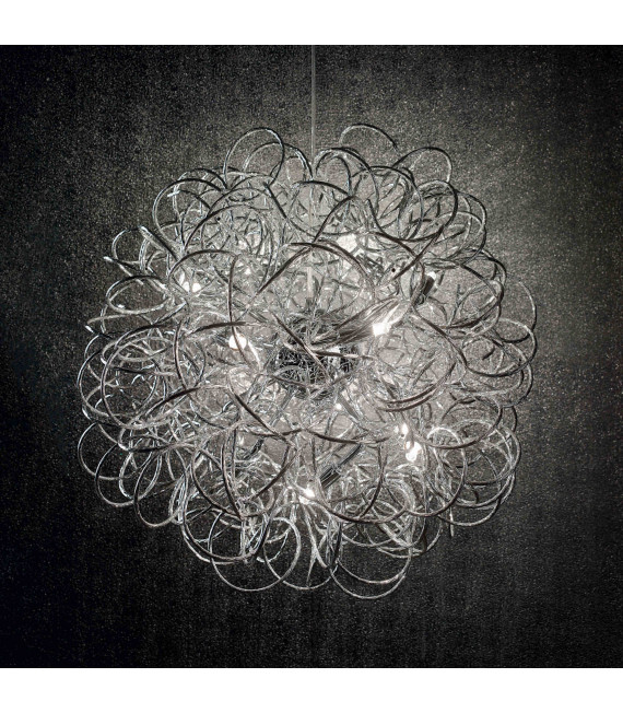 Colgante Silver DUST 12 bombillas