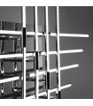 Plafonnier Chrome CROSS 480 ampoules