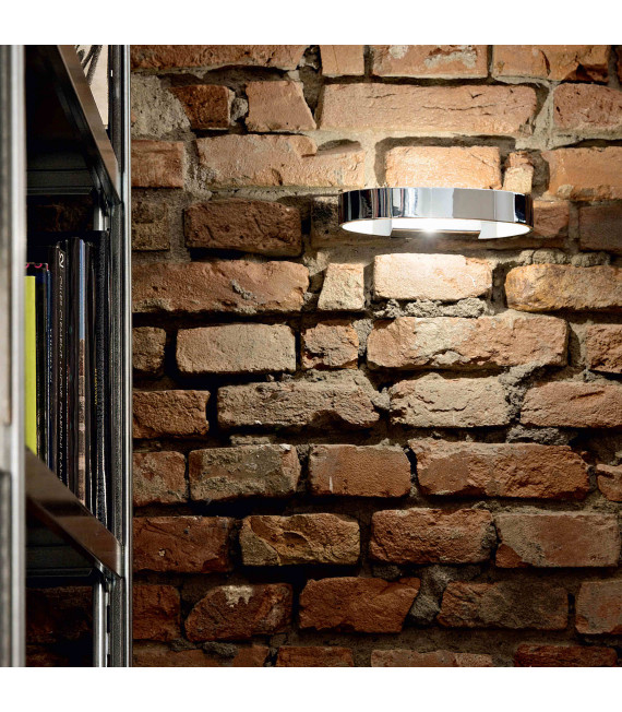 ZED applique cromo 1 lampadina in metallo