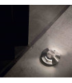 Recessed Steel ROCKET 1 Aluminum bulb