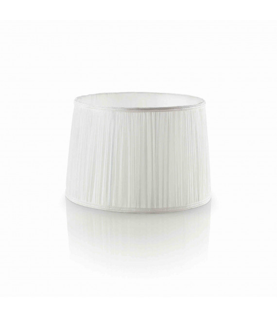 Weiße KATE 1-Glühbirnen-Glastischlampe