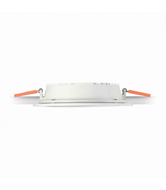 Foco de techo encastrable de diseño blanco de 1 bombilla GROOVE