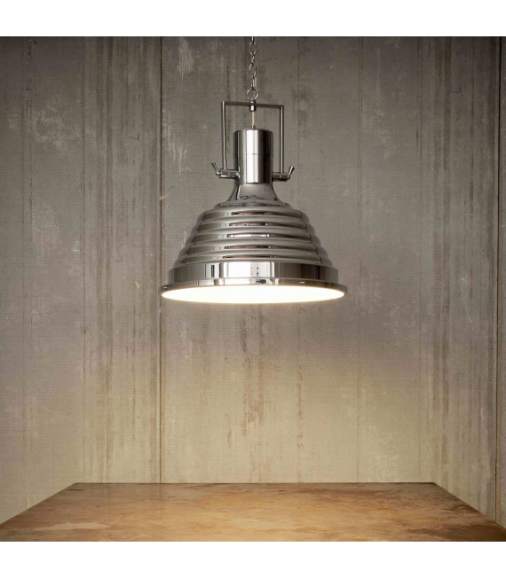 Suspension Chromée FISHERMAN 1 ampoule