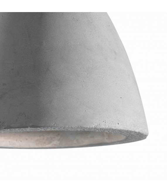 Sospensione Cemento OLIO 1 Lampadina Diametro 9 Cm