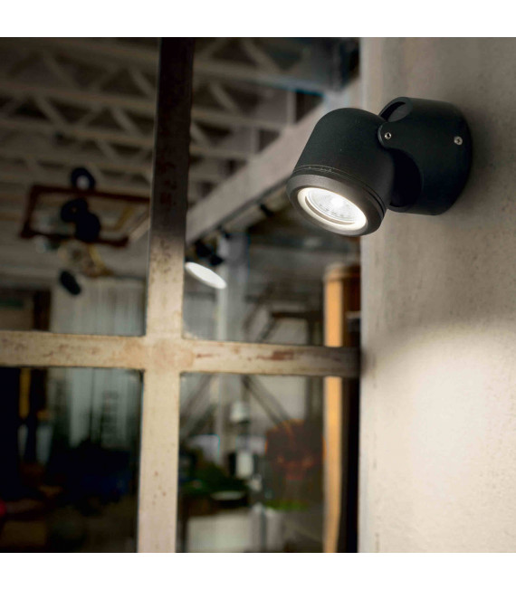 XENO black wall light 1 bulb
