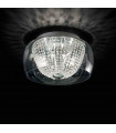 Plafonnier Chrome en cristal AUDIL-61 6 ampoules