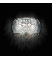 Applique murale Chromée en cristal AUDIL-61 4 ampoules