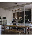 CANAPA Rope Pendant Lamp 6 bulbs