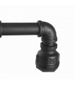 Suspension Noire PLUMBER 5 ampoules