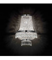 Applique murale Chromée en cristal CAESAR 3 ampoules