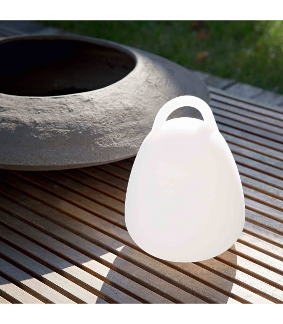 Lampeà poser design Blanche LIVE 1 ampoule