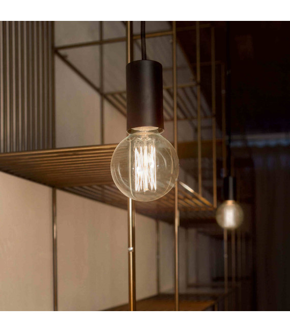Lampadario HUGO nero 1 lampadina
