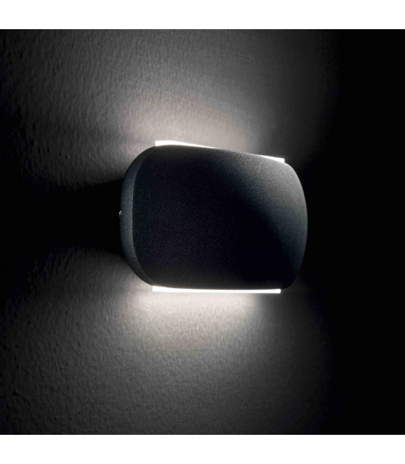 Lampada da parete nera TEA 30 lampadine