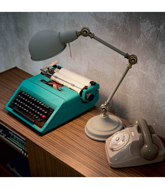 Lampe de table Grise TRUMAN 1 ampoule