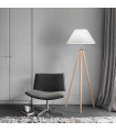 TRIDENTE white floor lamp 1 bulb