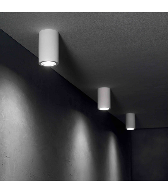 Plafón de techo blanco TOWER 1 bombilla Diámetro 7 Cm