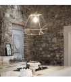 Suspension Brune ORANGERIE 1 ampoule en métal