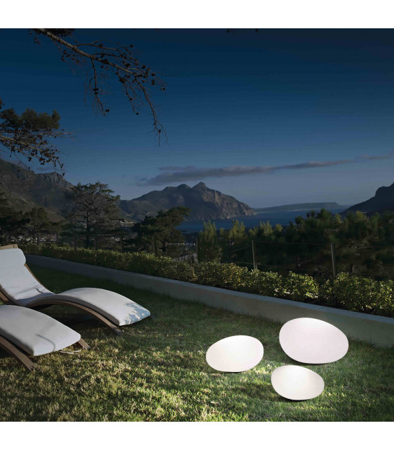 Lampadaire Blanc SASSO 1 ampoule Diamètre 88 Cm