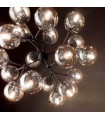 Suspension Noire KEPLER 18 ampoules