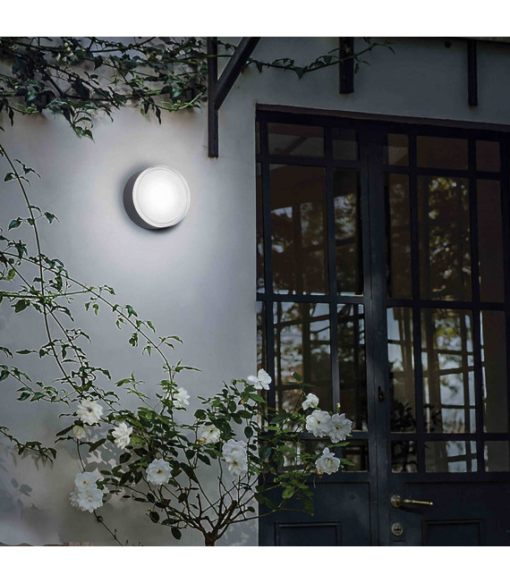 Anthracite URANO ceiling light 1 bulb