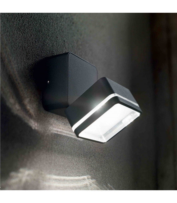 OMEGA SQUARE Anthracite wall light 6 bulbs