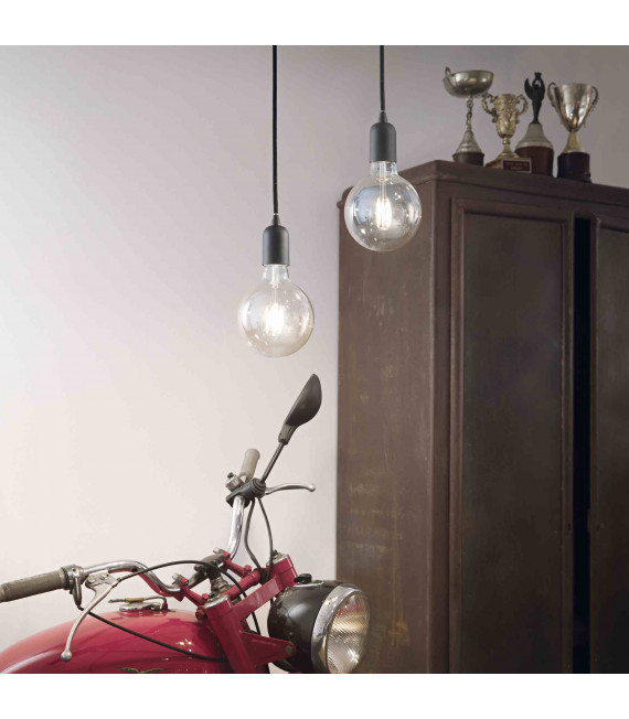 Black pendant light IT 1 bulb
