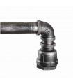 Antique black pendant lamp PLUMBER 1 bulb