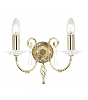 Applique murale Aegean Laiton poli 22 Cm