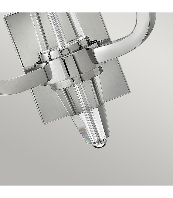 Applique murale Ascher Nickel poli