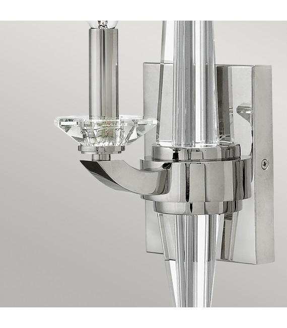 Applique murale Ascher Nickel poli
