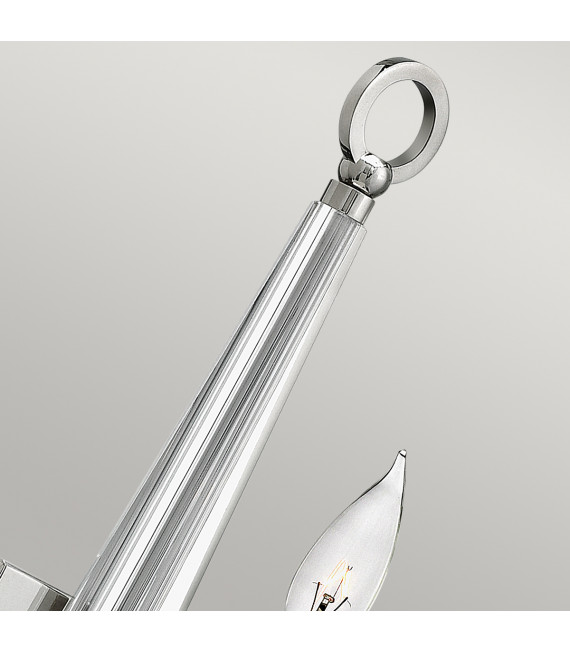 Applique murale Ascher Nickel poli