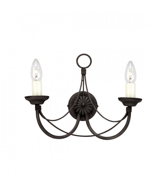 Applique murale Carisbrooke Noir 27 Cm