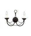 Applique murale Carisbrooke Noir 27 Cm