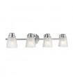 Applique murale Hudson Chrome poli