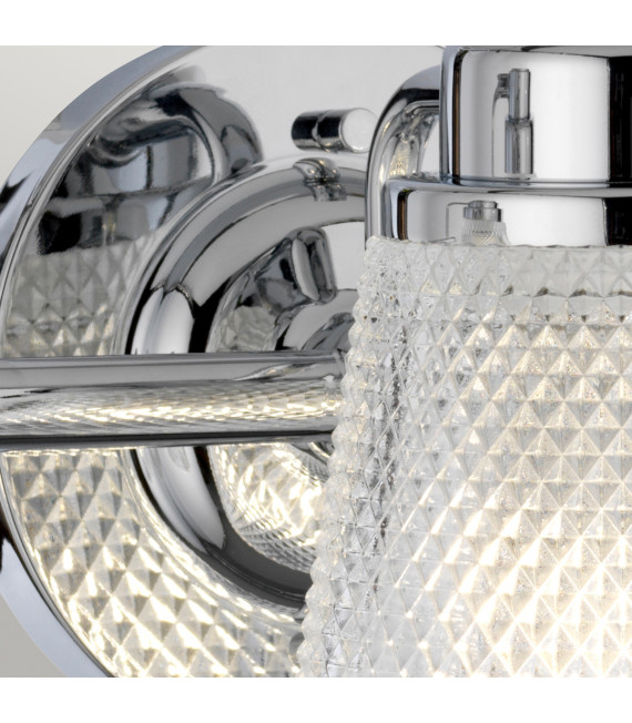 Applique murale Hudson Chrome poli