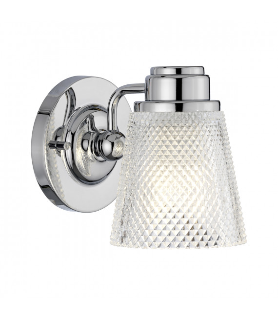 Applique murale Hudson Chrome poli