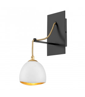 Applique murale Nula Coquille blanc / luxe or