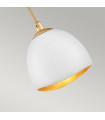Applique murale Nula Coquille blanc / luxe or