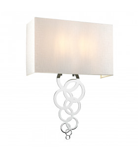 Applique murale Rosa Chrome poli 52