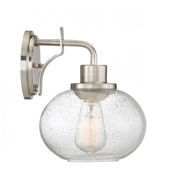 Applique murale Trilogy Nickel brossé 24,1 Cm