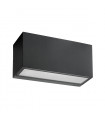 Applique murale de jardin Asker Graphite 11 Cm