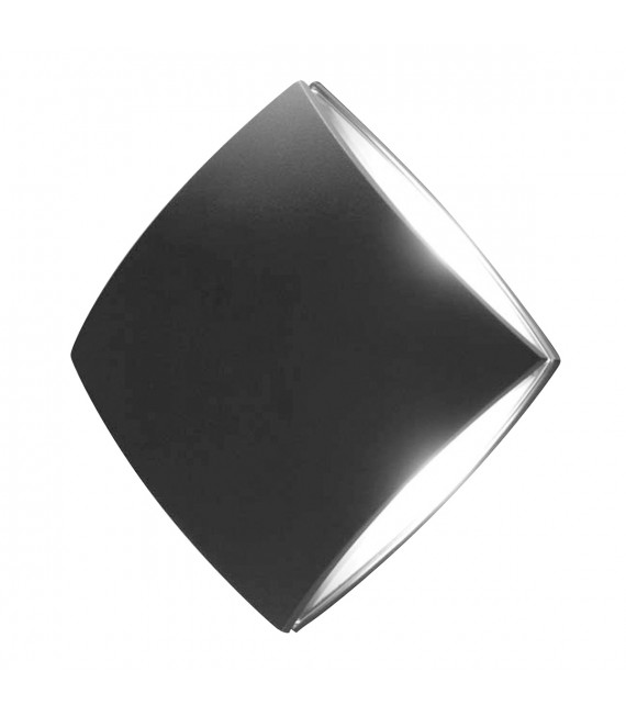 Applique murale de jardin Elva Graphite 20 Cm