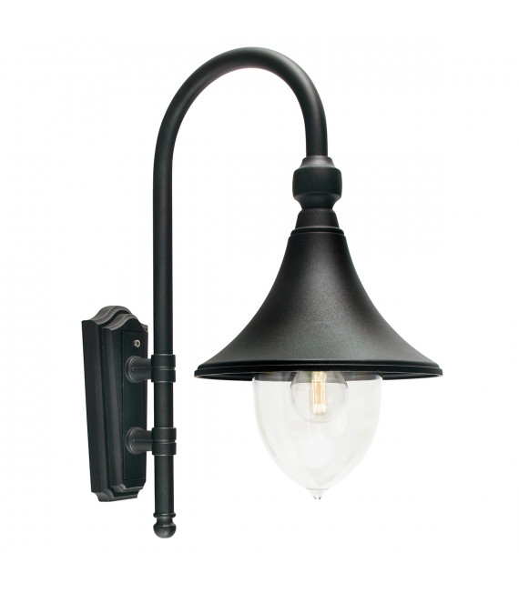 Applique murale de jardin Firenze Noir 53 Cm