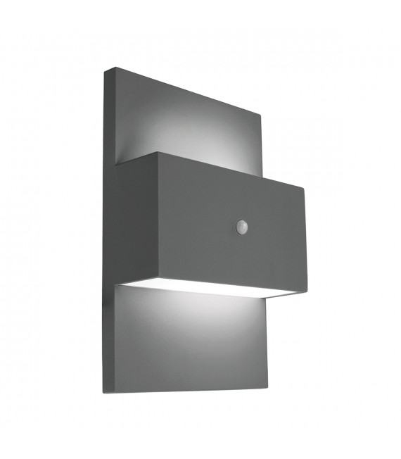 Applique murale de jardin Geneve Graphite 31 Cm