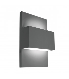 Applique murale de jardin Geneve Graphite 31 Cm