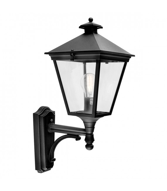 Applique murale de jardin Turin Noir 52 Cm