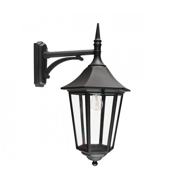 Applique murale de jardin Valencia Grande Noir 70 Cm