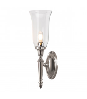 Applique murale salle de bains Dryden Nickel poli 41 Cm